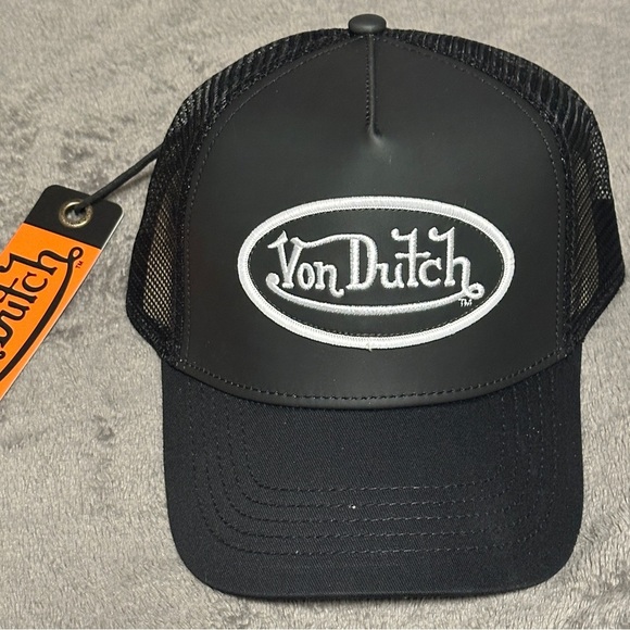 Von Dutch Black Trucker Hat (this is the color changing hat) New - Picture 1 of 6